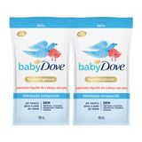 Kit 2 Sabonete Líquido Dove Baby Hidratação Enriquecida Refil 180ml