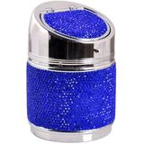 Car Bling Ashtray Cup Holder Portátil Smokeless Cylinder Cup Holder Acessórios De Carro Ideais Para Carro Casa E Escritório (azul)