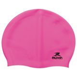 Touca de Natação em Silicone Standard Muvin TCS-100 Pink