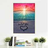 Diy 5d Diamond Painting Beach Por Kits Numésicos Pintura Cross Stitch Full Drill Crystal Rhinestone Embroidery Pictures Arts Craft For Home