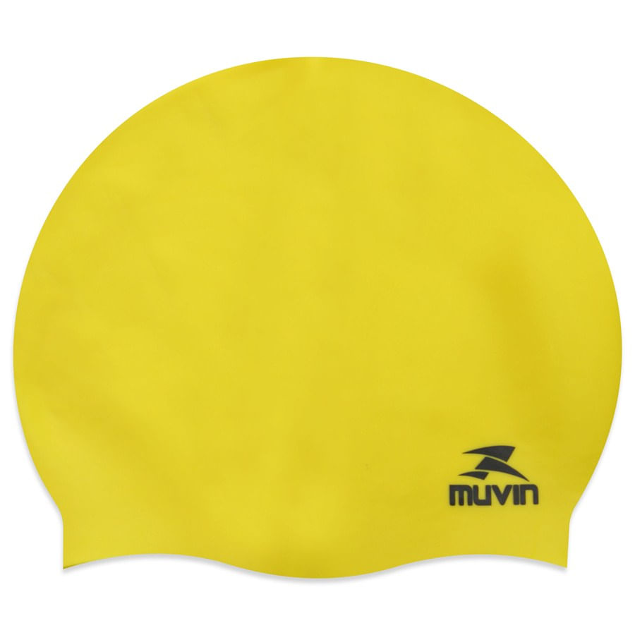 Touca de Natação em Silicone Slim Muvin TCS-300 Amarelo