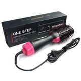 Secador De Cabelo Escova Alisador Curler 3 Em 1 Multifuncional
