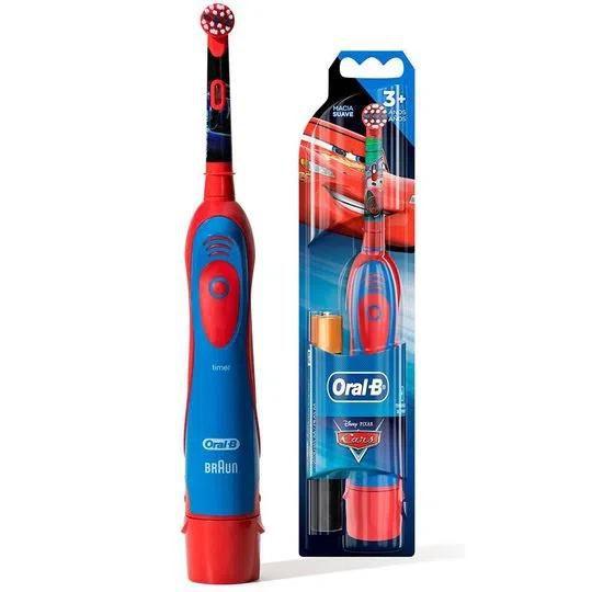 Escova Dental Oral-b Disney Pixar Carros + 2 Pilhas Aa