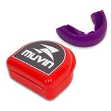 Protetor Bucal Profissional Muvin PTB-100 Roxo
