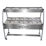 Buffet Combinado Spolu 8 Cubas Quentes 4 Cubas Frias 127v Spl-509co