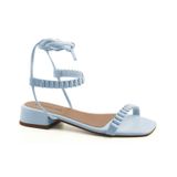 Sandália De Amarração Feminina Select Azul 40