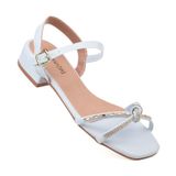 Sandália Com Strass Feminina Select Azul 40