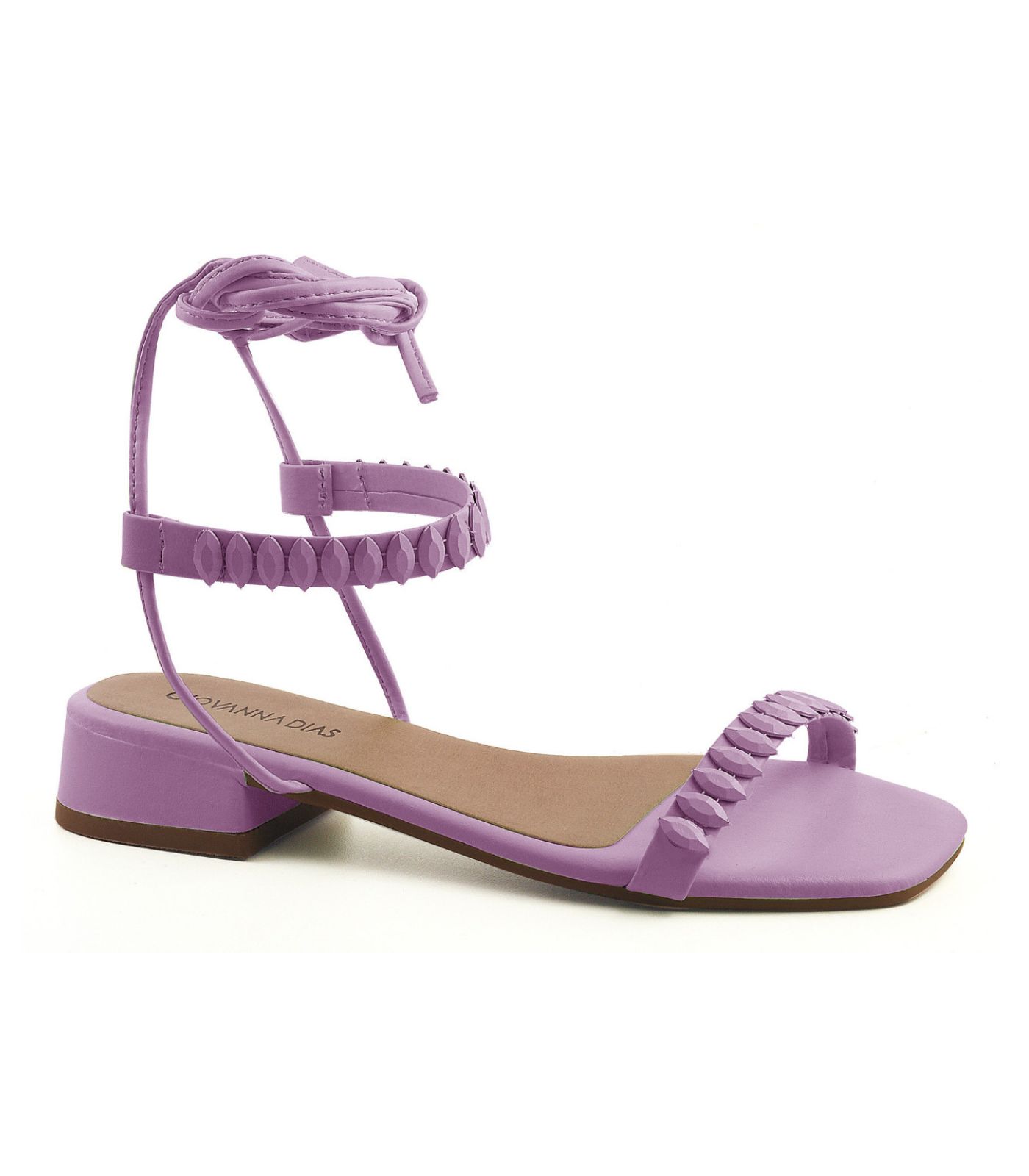 Sandália De Amarração Feminina Select Roxo 35