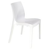 Cadeira Tramontina Alice Brilho Summa Em Polipropileno Branco 92037010