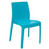 Cadeira Tramontina Alice Brilho Summa Em Polipropileno Azul 92037070