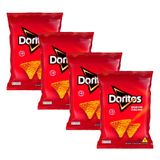 Kit 4 Doritos Elma Chips Sabor Queijo Nacho 210g