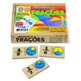 Brinquedo Educativo Dominó De Frações 28 Peças - Jottplay