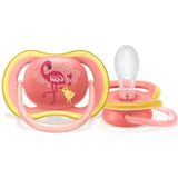 Chupeta Ultra Air Unitaria Flamingo 6-18m Philips Avent