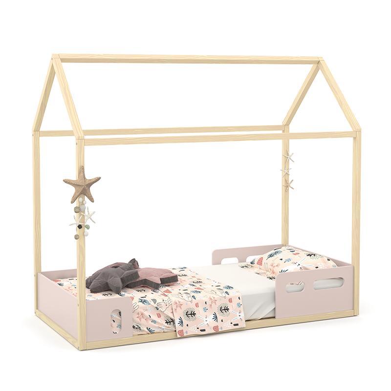 Cama Montessoriana Liv Rosê/natural - Matic Móveis