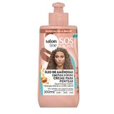 Creme Para Pentear Salon Line Sos Óleo De Amêndoas 300ml