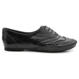 Sapato Oxford Feminino Couro Verniz Letícia Alves 15360