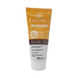 Protetor Solar Facial Tonalizante Fps 50 Toque Seco Bege Escuro Isacare 60ml