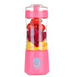 Liquidificador Portátil Shakes Fruta Mini Misturador Rosa