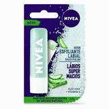 Protetor Labial Nivea Esfoliante Aloe Vera Vitamina E 4 8g