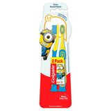 Escova Dental Colgate Minions 2 A 5 Anos Macia Cores Sortidas 2un