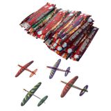 24 Peças De Espumas Brinquedos De Avião Planadores Aviões