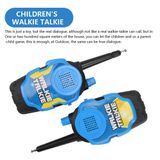 2 Peças De Brinquedos De Telefone Walkie Talkie Com Clipe Pa