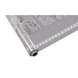 Toalha Premium Metalizada Rolo De 1,37m X 20m Quadrados Ornamentais Kapazi