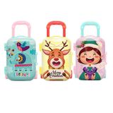 3 Peças De Mala De Simulação Brinquedos Desenho Animado Cr