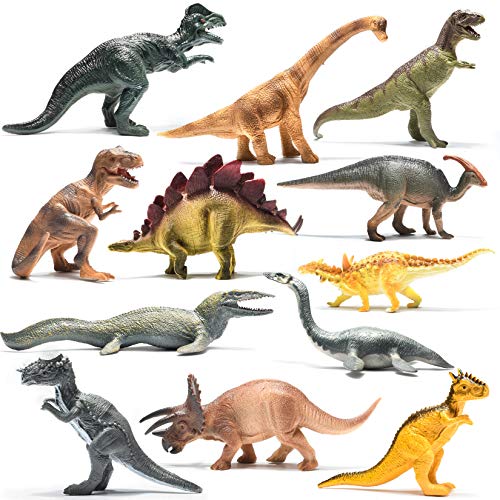 Figuras De Dinossauro Prextex De 10 — 12 Brinquedos De Dino