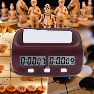 Relógio Xadrez Digital Chess Clock Preto