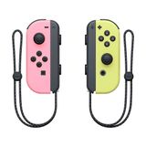 Controle Joy-con Para Nintendo Switch L E R - Rosa E Amarelo