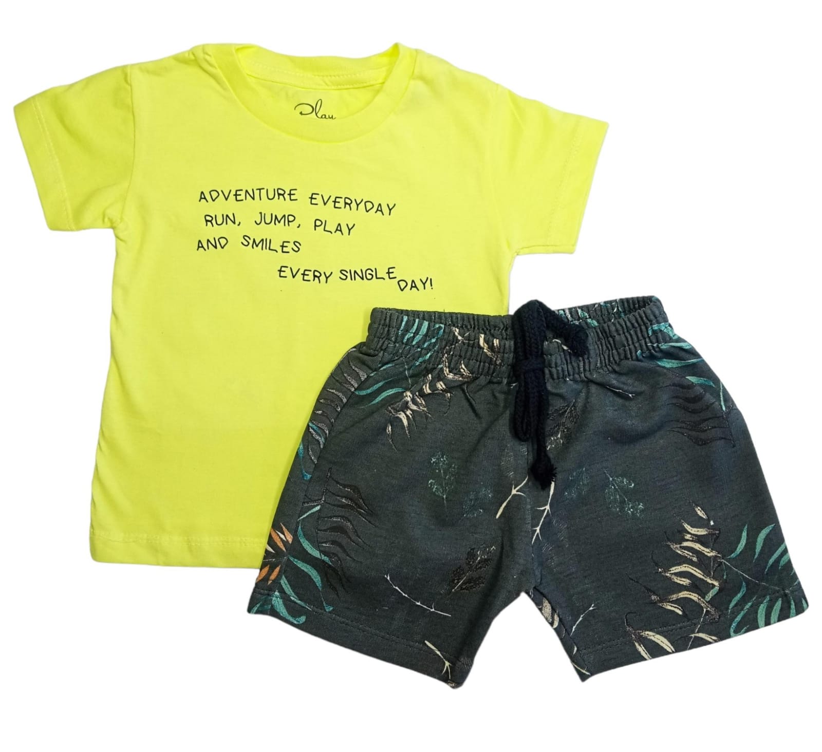 Conjunto Bebê Menino Adventure Amarelo - Playground