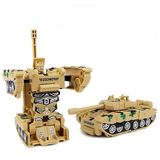 Carro Robô Transformável Para Crianças Tanque Brinquedos