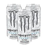 Energético Monster Energy Ultra Com 473ml | Kit Com Três Unidades