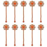 10 Peças De Brinquedo Spider Web Climber Sticky Fidget Decom