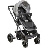 Carrinho De Bebe Passeio Moises Kiddo Winner Ii Preto Cinza