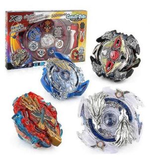 Kit 4 Beyblade Lançador Brinquedo Pião Led Arena Metal Luz - Carrefour