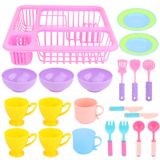 21 Unidades/conjunto De Utensílios De Cozinha Simulados Bri