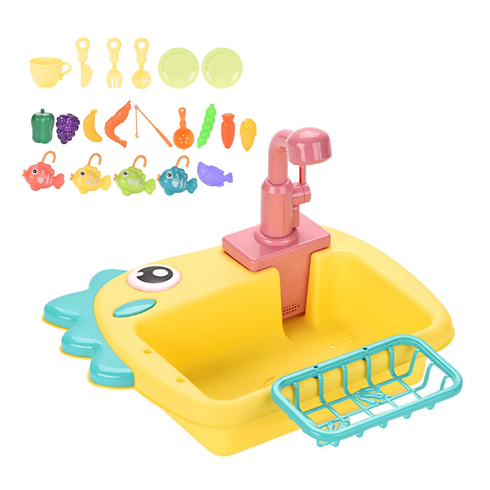 Conjunto De Brinquedos De Cozinha Mini Sink Kitchen Simulate