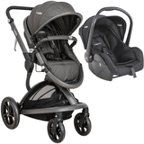 Carrinho De Bebe Com Bebe Conforto Kiddo Quantum Melange Preto