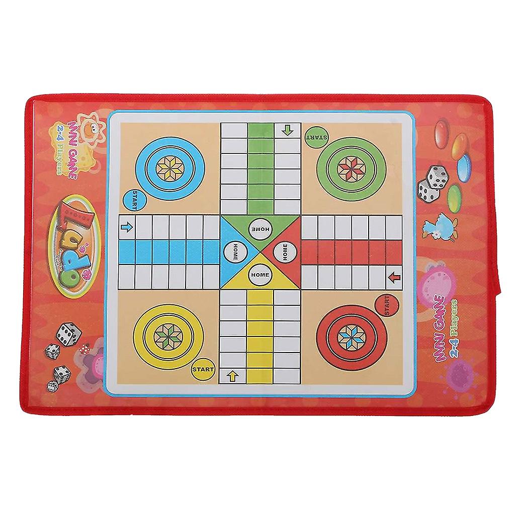 Cor de plástico jogo de tabuleiro de xadrez Voo Ludo Jogo de