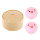 Brinquedo De Borracha Squishy Steam Stuffed Bun Toy Para Cas