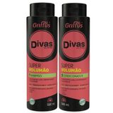 Shampoo + Condicionador Super Volumão 2a A 4c Vegano Divas Do Brasil Griffus