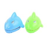 2 Peças De Brinquedo Inovador Para Morder Dedos Shark Mouth