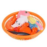 1 Conjunto De Brinquedos Para Cortar Caranguejos E Peixes Pa