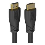 Cabo Preto Hdmi 2.0 High Speed Ethernet 4k - 1,8mts - Hs1018