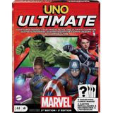 Uno Ultimate Marvel Card Game Com 4 Cartas De Folha Colecionável
