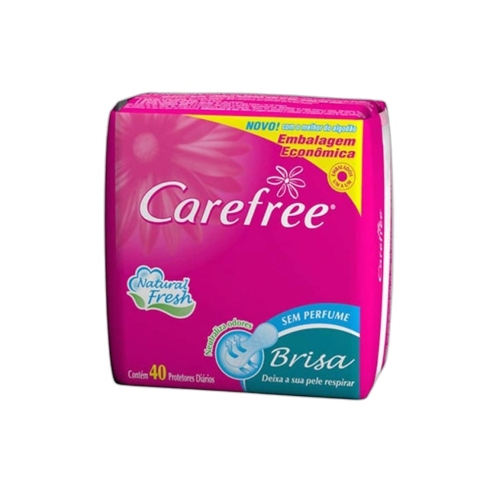 Absorvente Carefree Brisa 40 Unidades