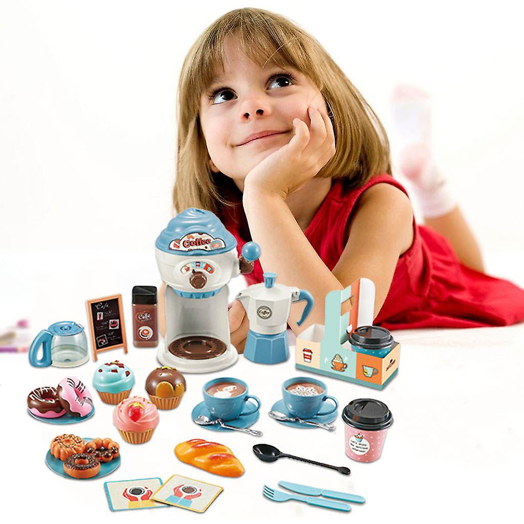 Meninas brinquedos diy fingir jogar brinquedo simulação chá comida