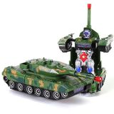 Tanque De Deformação Brinquedo Robô Modelo Militar Músic